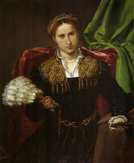 Portrat der Laura da Pola, Gemahlin des Febo da Brescia., Lorenzo Lotto